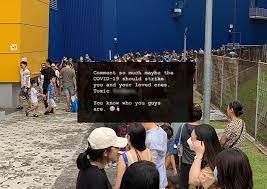 Find the perfect covid queue stock photos and editorial news pictures from getty images. Man Who Was Part Of Long Ikea Queue Snaps At Online Critics Curses Covid 19 On Them Digital Singapore News Asiaone