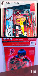 Miraculous Ladybug 11pc Value Pack Miraculous Ladybug Ladybug Office Pencil
