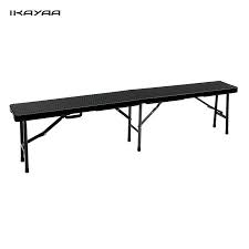 Ikayaa 6ft Long Portable Folding Camping Picnic Bench Heavy Duty Outdoor Garden Party Dining Bbq Bench Chair Outdoor Dining Chair Bench Dining Bench