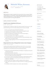 For these letters, the division prepares the response, and the division head approves the draft. Secretary Resume Writing Guide 12 Template Samples Pdf