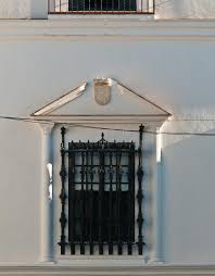 Row of windows with wrought iron grills on side of spanish style. 906 Spanish Wrought Photos Free Royalty Free Stock Photos From Dreamstime