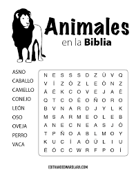 Juegos biblicos para imprimir imagui actividades biblicas laberintos infantiles para imprimir juegos cristianos para imprimir www topsimages com 261 juegos de laberintos gratis agregados hasta hoy. Juego Biblico Para Ninos Sopa De Letras Animales En La Biblia