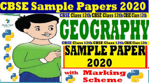 Cbse Sample Paper Class 12 2020 Geography Geography Class 12 Cbse Pape In 2020 Computer Science Physical Education Class 12 Book Study
