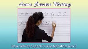 It's a fun, animated exercise to make your. Cursive Writing For Beginners Writing Cursive Alphabets Capital Cursive Handwriting Price Video Dailymotion