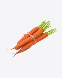 Download Peeled Mini Carrots Transparent Png On Yellow Images 360