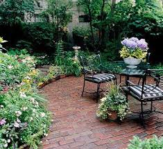 Learn about and get design ideas for brick patios. Patio Materials And Designs Brick Patios Small Brick Patio Beautiful Gardens