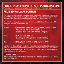 The hague boasts an excellent public transport system. Mrt Corp Public Inspection For Mrt Putrajaya Line Facebook