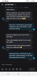 Dont fall for this scam. Report it to OF immediately! : ronlyfansadvice
