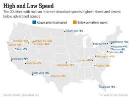 Which Cities Have The Slowest And Fastest Internet Speeds Compared To How They Re Advertised Fastest Internet Speed Internet Speed Fast Internet