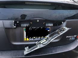 Background of the invention toyota prius 2004 to 2009 toyota prius models because of the rear hatch door handle was breaking constantly. Broke My Trunk Handle Yesterday I Had A Crack A Couple Years Ago That I Glued Left Side Where It Snapped Trunk Still Opens As The Wire Is Still Connected To The