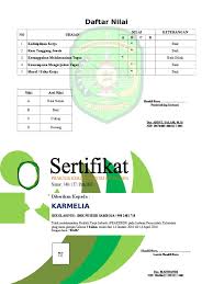 Download laporan magang smk keahlian perbankan bentuk word cahdeso mimpi besar anak desa. Contoh Sertifikat Prakerin