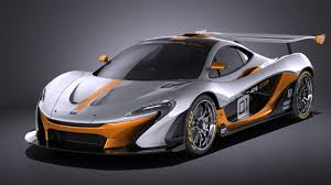 Concept Gtr Mclaren 3d Model Mclaren P1 Gtr Mclaren