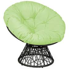 This design honors traditional papasan papasan chair metal frame with cushion: Costway Hw66464gn Rattan Papasan Chair Ergonomic Chair 360 Degree Swivel Soft Cushion Garden Green