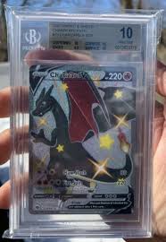 Pokemon collectors submit way more cards to psa for. Shiny Charizard V Beckett 10 Value 240 00 15 000 00 Mavin