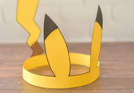 Pikachu Hat An Easy Diy Pokemon Pikachu Craft Pikachu Hat Pokemon Diy Pokemon Party