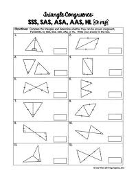 For example, if he knows his performance will be judged based on. Triangle Congruence Sss Sas Asa Aas Hl Directions Compare The Triangles And Determine Whether Brainly Com