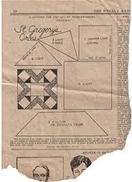 Kansas City Star St Gregory S Cross Vintage Quilts Patterns Antique Quilts Patterns Quilt Block Patterns