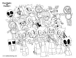 With a cute face and look, your kids will always get attracted by the character and be more enjoyable to color. Nightmare Puppet Master Fnaf Coloring Pages Novocom Top