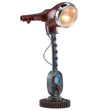 Finebuy Tischlampe Fb52136 Bunt 64 Cm Metall Stehleuchte Vintage