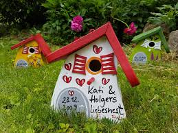 Vogelhaus Hochzeitsgeschenk Hochzeit Nistkasten Etsy Bird House Bird Houses Outdoor Decor