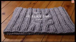 K1b= knit through the back loop, can also be abbreviated as ktbl. Fast Knitting Project Rib Cable Cowl Tutorial Craftsy