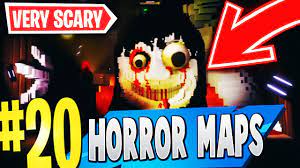 Top 20 Best Horror Creative Maps In Fortnite Fortnite Horror Map Codes Very Scary Youtube