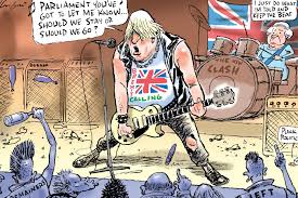 Sir keir has asked under fire boris johnson over dyson text messages: Mark Knight Boris Johnson Rocks To A New Anthem On Brexit Kidsnews