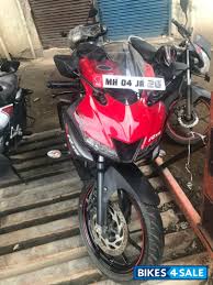 This is the company's all new bike for the indian market too. Used 2018 Model Yamaha Yzf R15 V3 For Sale In Thane Id 178610 Thunder Grey Red Colour Bikes4sale