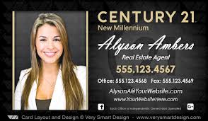 Choose from a variety of design options, including card stock, features (with or without spot uv), sizes, layout (vertical, horizontal. Century 21 Team Business Cards With New C21 Logo 5c Gold And Black