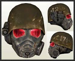 This Papercraft Is A Ncr Ranger Helmet The Matching Ncr New California Republic Ranger Combat Armor Aka Fallout New Vegas Ncr Ncr Ranger Fallout New Vegas