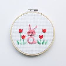 Mini bunny cross stitch patterns. Pin On Edith