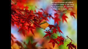 Text of toamna de george cosbuc. Toamna De George Cosbuc Youtube