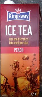 Sugar or lemon is often added to enhance flavor. Kingsway Ice Tea Peach 1 5 L