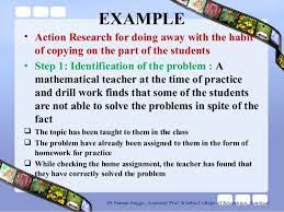 It forms the basis for designing an experiment in the scientific method. Action Research Related To Classroom Problems