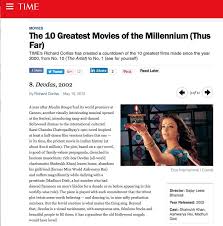 Top 100 movies of all time. Abdul On Twitter Time Magazine Named Devdas As The Best Movie Of 2002 Among All The Movies Released Around The World That Year Devdas Was Ranked 74 In Empire Magazine S The 100