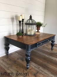 Black Farmhouse Coffee Table Rustic Coffee Table 1000 In 2020 Coffee Table Farmhouse Refurbished Coffee Tables Painted Coffee Tables