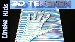 Hoe Teken Je Een Hand 3d Tekenen 1 Tekenen Eenvoudige Tekeningen 3d Tekeningen