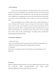 Cara buat proposal modal usahafull description. Proposal Warungkopi