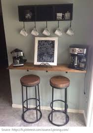 10 Idees Pour Creer Un Coin The Ou Cafe A La Maison Tabourets De Cuisine Du Bar Coin Cafe Cuisine Idee Deco Appartement
