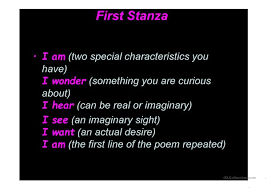 I Am - How To Write An I Am Poem - English Esl Powerpoints For Distance  Learning And Physical Classrooms