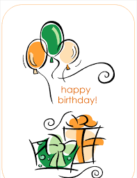 The pdf versions can be downloaded and opened in a program that can display the pdf file format. Happy Birthday Card With Balloons Quarter Fold