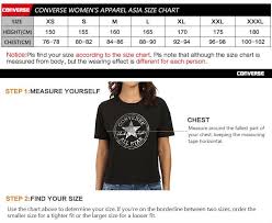 Original Converse Womens T Shirts Short Sleeve Sportswear