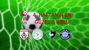 Lig içinde yer alan takımların puan cetvelindeki sıralamasını, puanlarını, oynadıkları maç sayısını, attıkları ve yedikleri gollerin sayısını, averajlarını ve son beş. Tff 1 Lig 4 Hafta En Guzel 5 Gol Hd Youtube