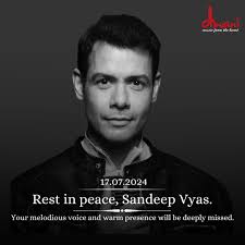 Yesterday, we lost one of dear friend and fellow musician, Sandeep ...