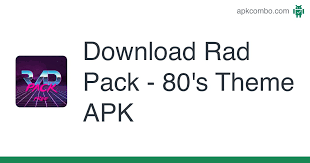 Rad pack is a theme that turns your phone or tablet into a gnarly retro 80's device with rad chrome and neon icons and seriously choice 80's themed . Rad Pack 80 S Theme Apk 3 3 4 Android App Download