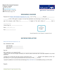 Bharti axa life insurance customer care number or toll free number information. India Bharti Axa Discharge Voucher Fill And Sign Printable Template Online Us Legal Forms