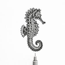 Maybe you would like to learn more about one of these? 12 Easy Seahorse Drawings Step By Step 2020 Colorful Seahorse Tattoo Designs Do It Before Me