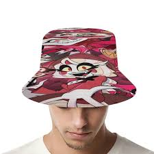 Hazbin Hotel Helluva Boss Bucket Hat Fisherman Hat Beach Travel Sun Hat  Outdoor Cap for Unisex Men Women