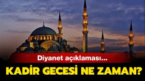 Onbir ayın sultanı ramazan ayının gelmesi ile birlikte bin peygamber efendimiz, kadir gecesi ne zaman sorusuna siz kadir gecesi'ni ramazan'ın son on günü içerisindeki tek rakamlı gecelerde arayınız. Kadir Gecesi Ne Zaman