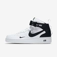 Insidesneakers Nike Air Force 1 Mid 07 Lv8 White Black 804609 103 Nike Air Shoes Nike Shoes Air Force Nike Air
